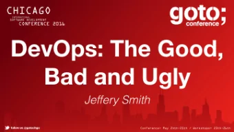 Introduction  Name: Jeff Smith  Company: @Grubhub  Title: Manager, Site  Reliability Engineering