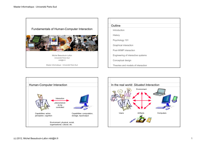 fundamentals of human computer interaction