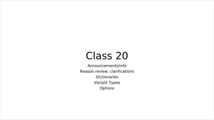class 20