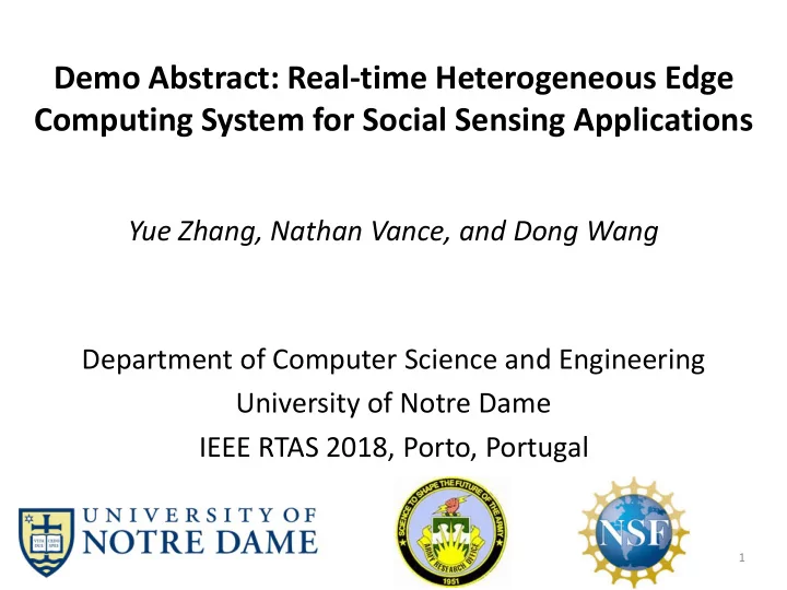 demo abstract real time heterogeneous edge computing