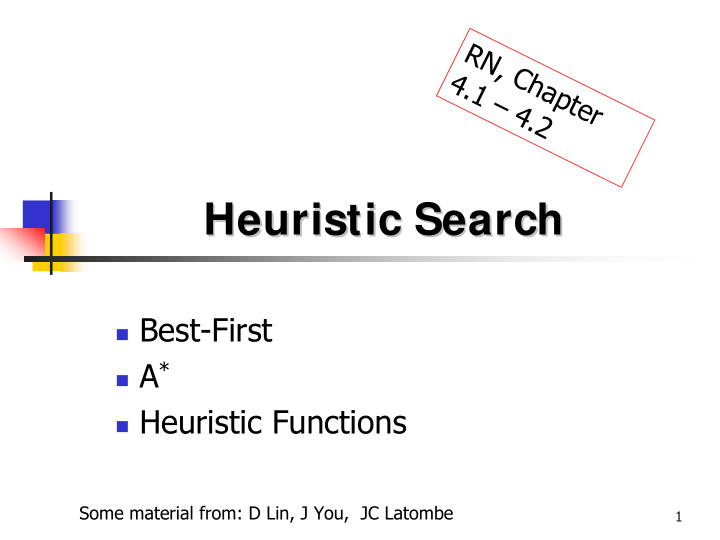 heuristic search heuristic search
