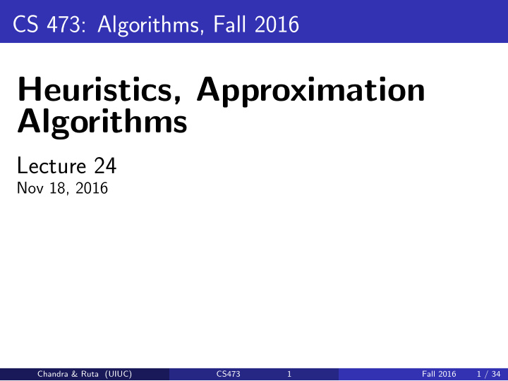 heuristics approximation algorithms