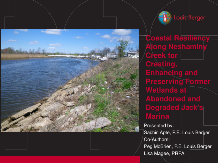coastal resiliency along neshaminy creek for creating