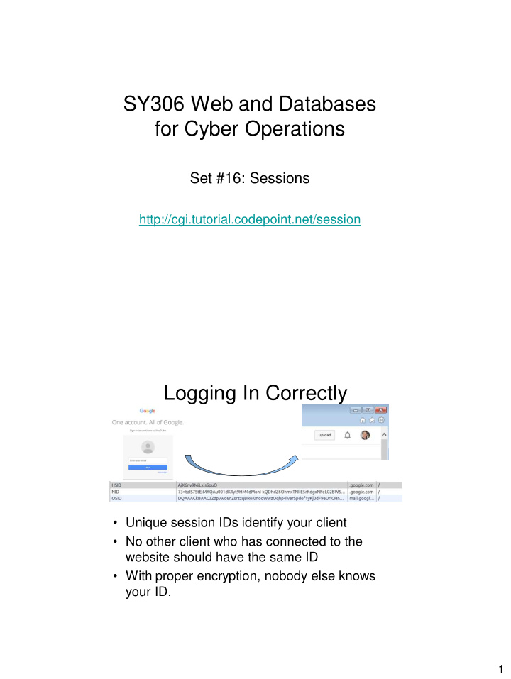 sy306 web and databases for cyber operations