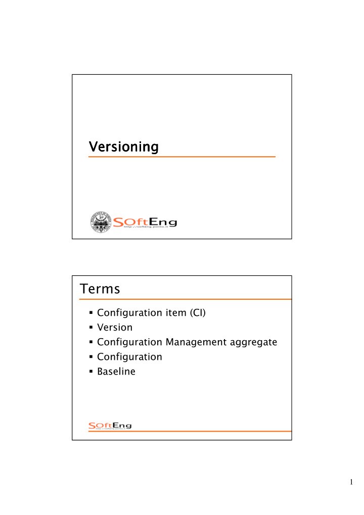 versioning versioning versioning versioning terms