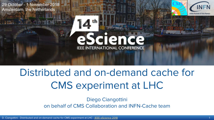 distributed and on demand cache for cms experiment at lhc