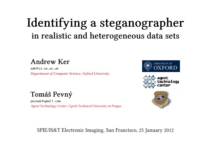 spie is t electronic imaging san francisco 25 january