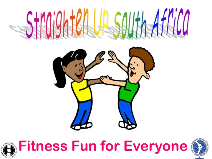 fitness fun for everyone hi boys and girls