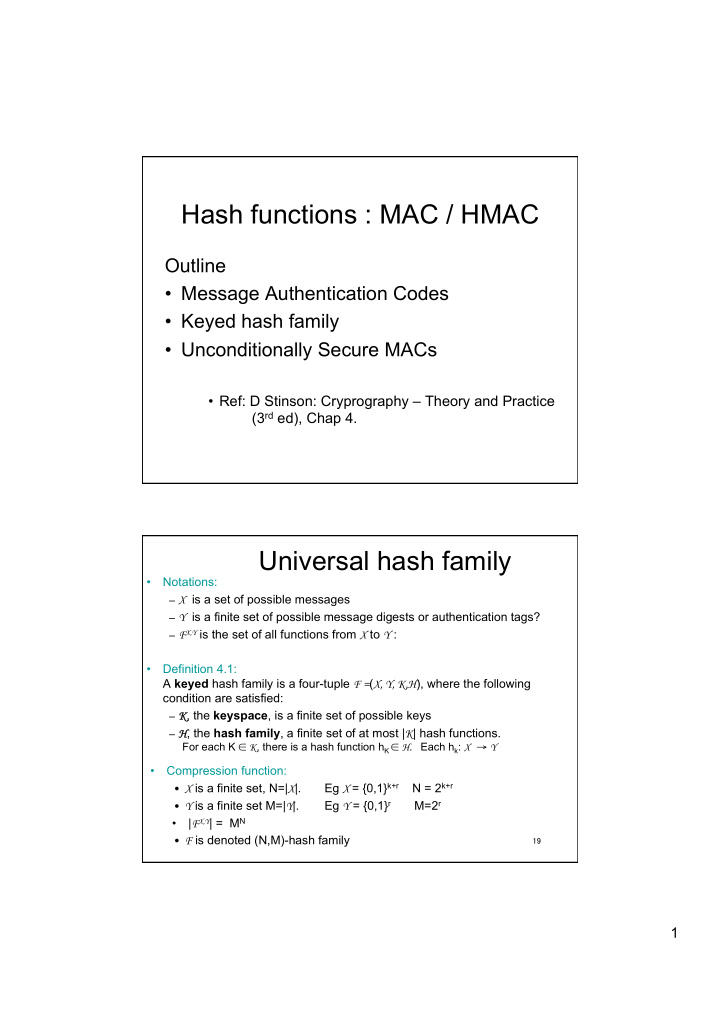 hash functions mac hmac