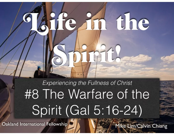 life in the