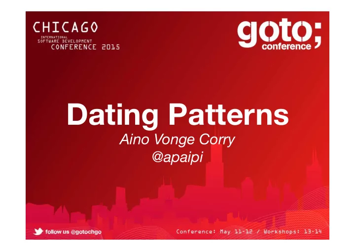 dating patterns