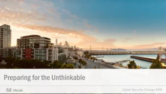 Preparing for the Unthinkable  Cyber Security Chicago 2018  Agenda  Introduction  Security