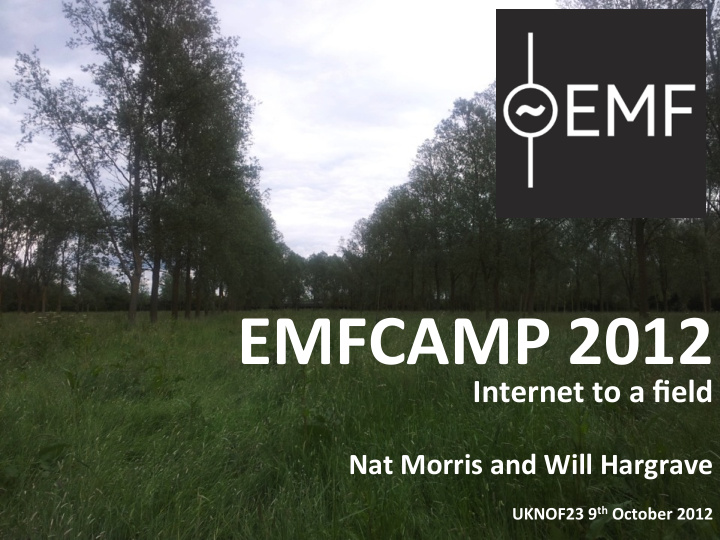 emfcamp 2012