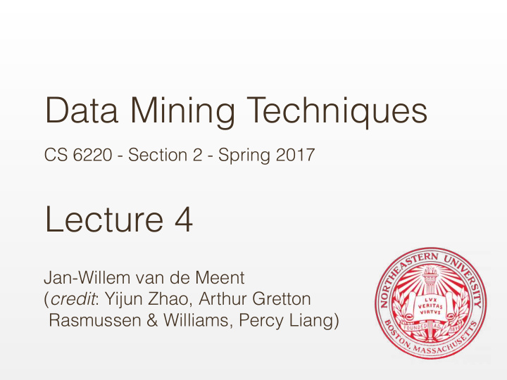 data mining techniques