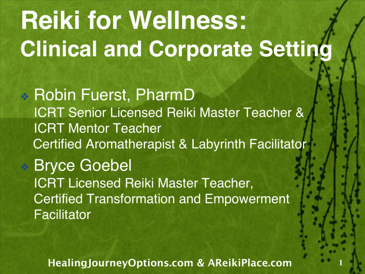 reiki for wellness