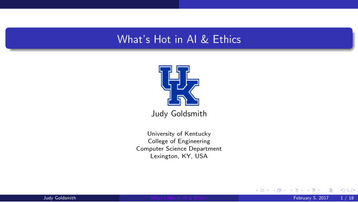 what s hot in ai ethics