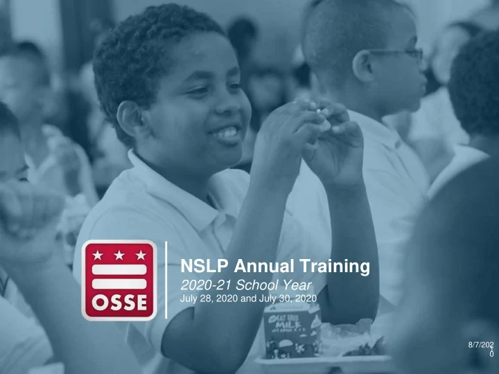nslp annual training
