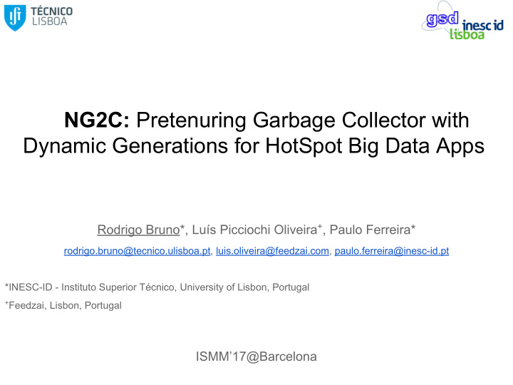 ng2c pretenuring garbage collector with dynamic