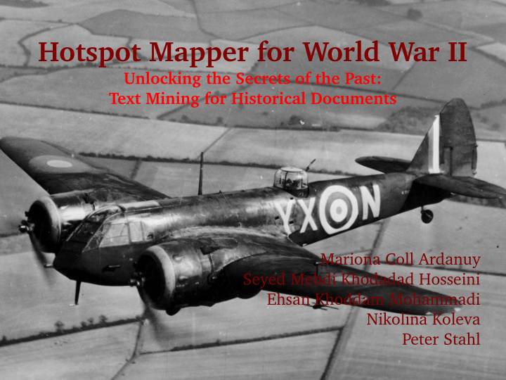 hotspot mapper for world war ii