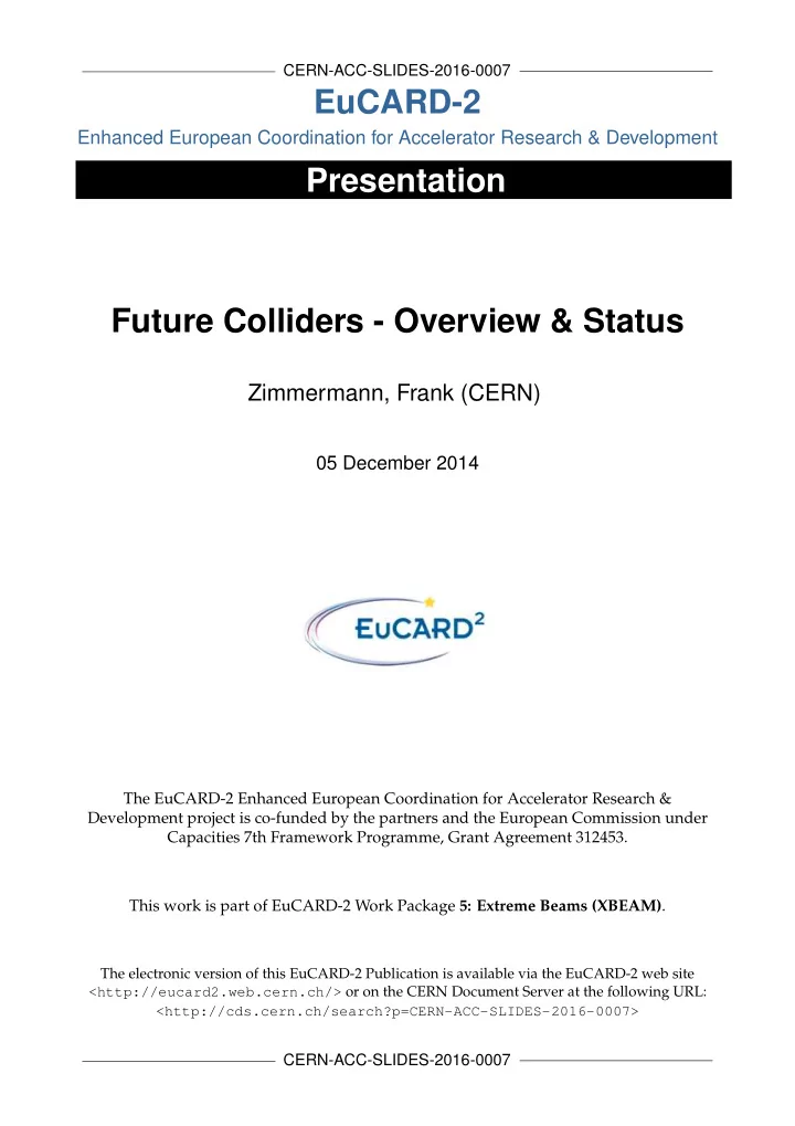 eucard 2