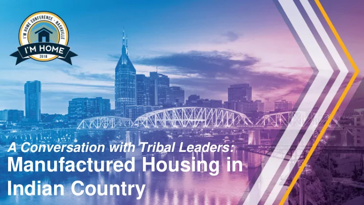 manufactured housing in