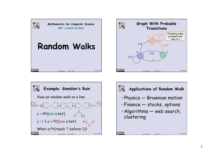 1 4 2 3 b g 1 4 1 2 1 random walk 1 random walk 2 albert