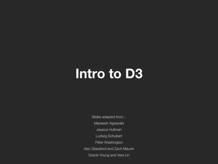 intro to d3