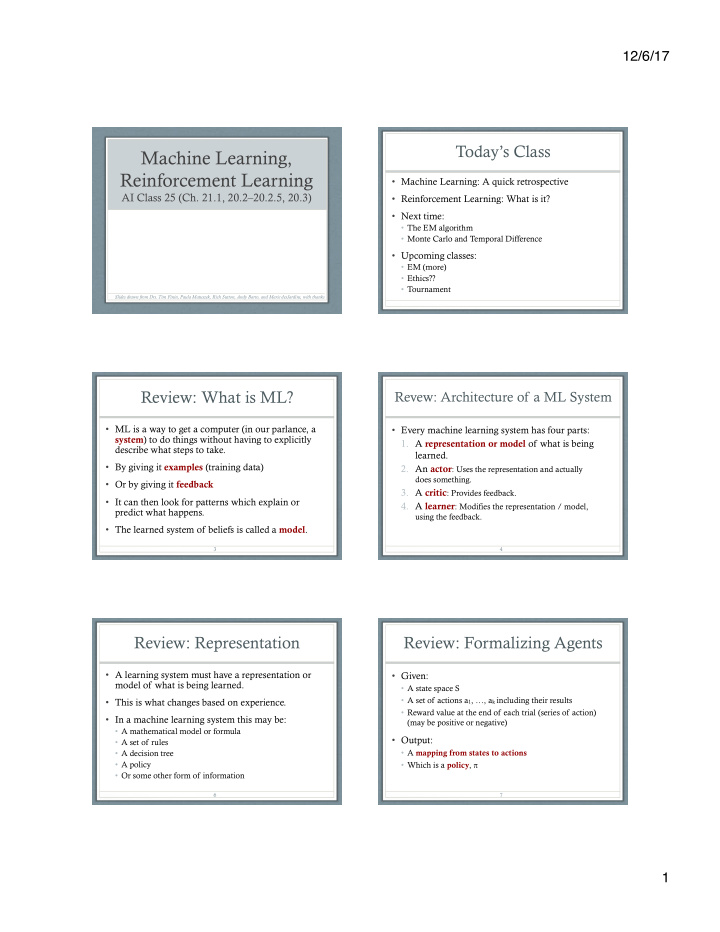 machine learning reinforcement learning