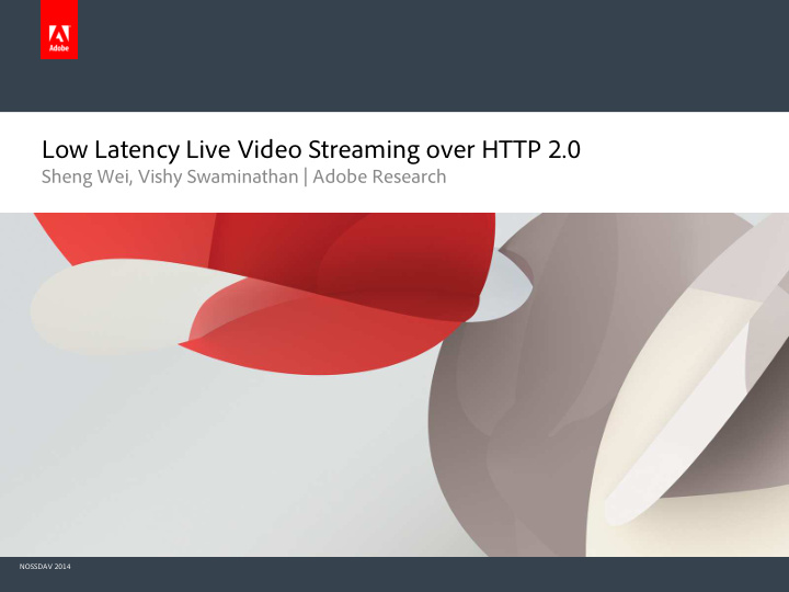 low latency live video streaming over http 2 0