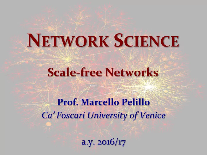 n etwork s cience
