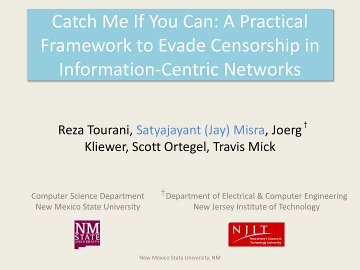 catch me if you can a practical framework to evade