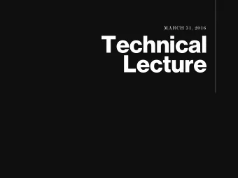 Technical  Lecture  Designing  the Web  How  is data transmitted across networks? What is the  di