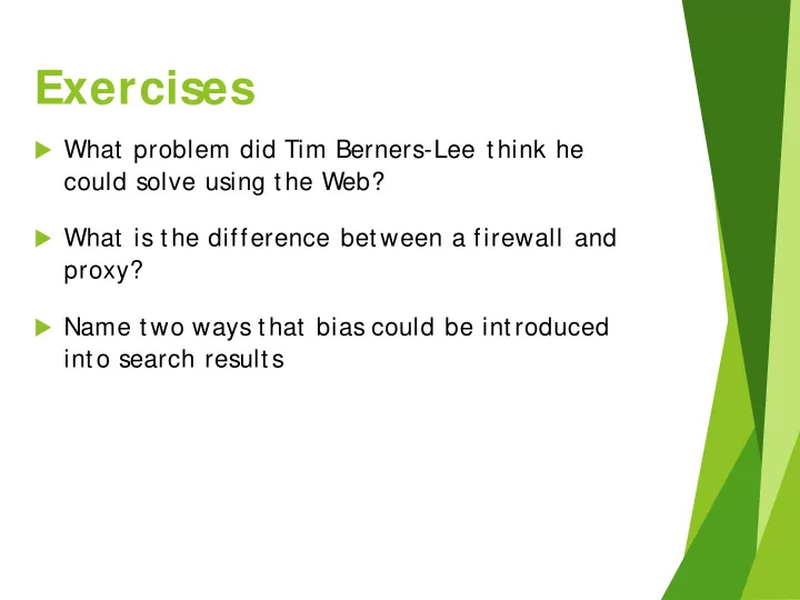 exercises