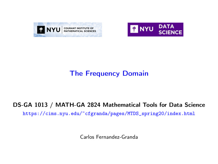 the frequency domain