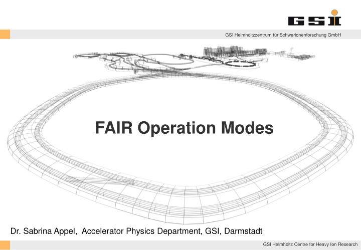 fair operation modes