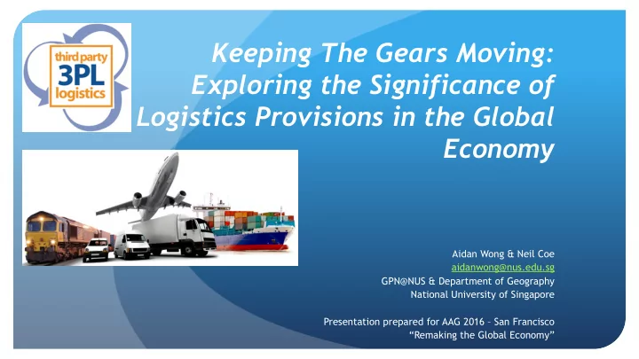 keeping the gears moving exploring the significance of