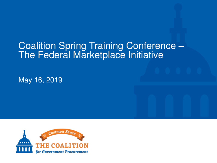 coalition spring training conference
