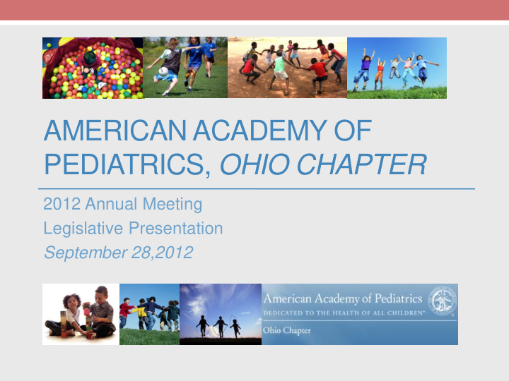 american academy of pediatrics ohio chapter