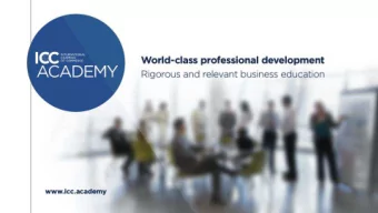 Who are we? Key project of the International Chamber of Commerce (ICC)  the worlds business