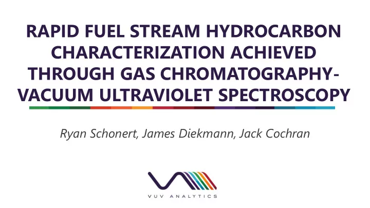 rapid fuel stream hydrocarbon
