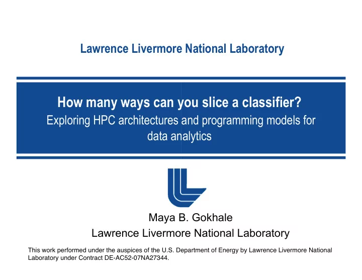 how many ways can you slice a classifier