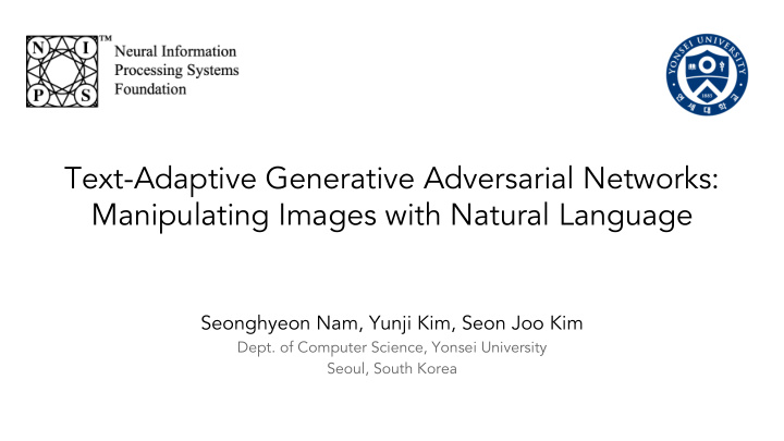 text adaptive generative adversarial networks