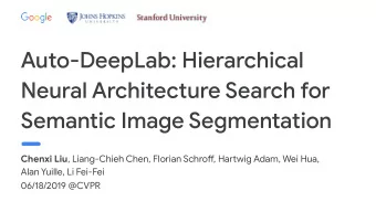 Chenxi Liu , Liang-Chieh Chen, Florian Schrofg, Haruwig Adam, Wei Hua,  Alan Yuille, Li Fei-Fei