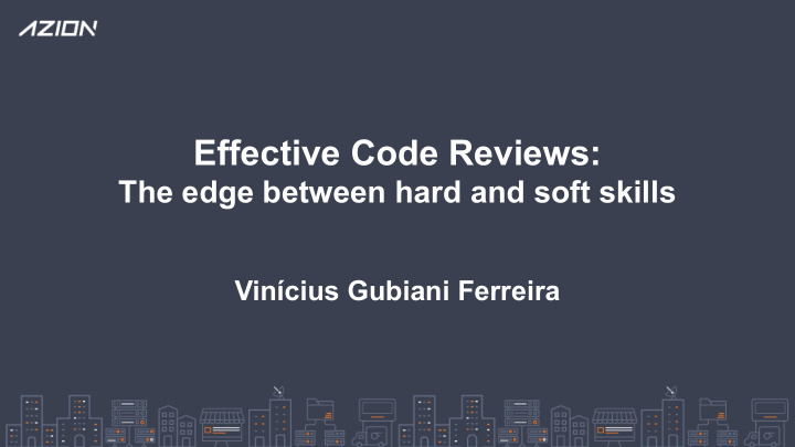 effective code reviews
