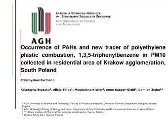 Occurrence of PAHs and new tracer of polyethylene  plastic combustion, 1,3,5-triphenylbenzene in