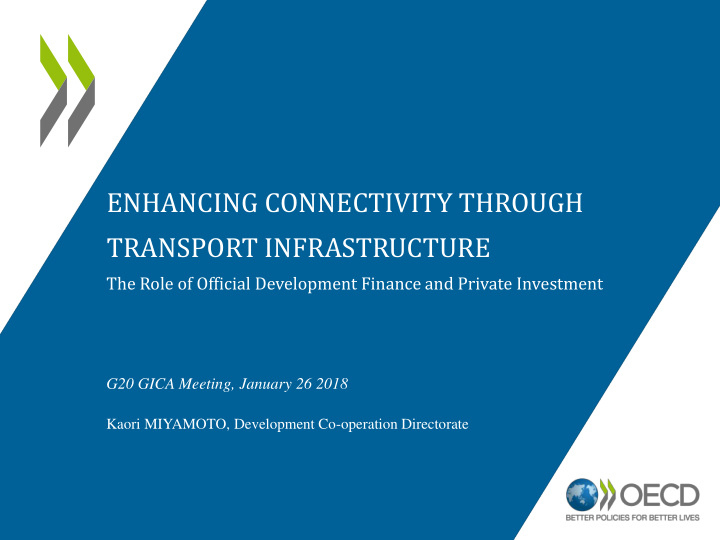 enhancing connectivity through transport infrastructure