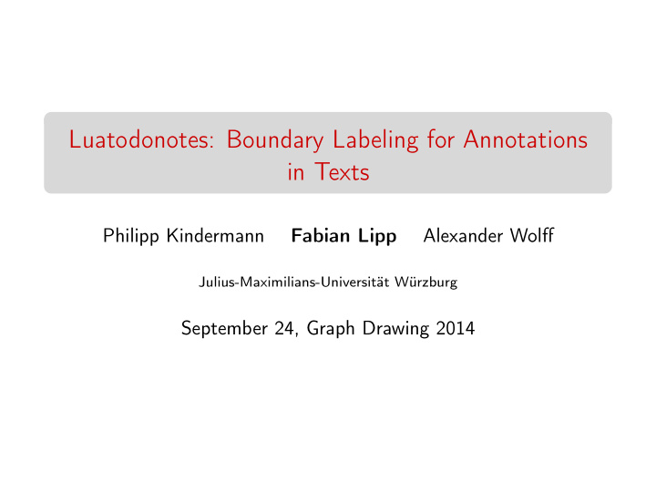 luatodonotes boundary labeling for annotations in texts