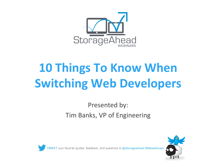 10 things to know when switching web developers