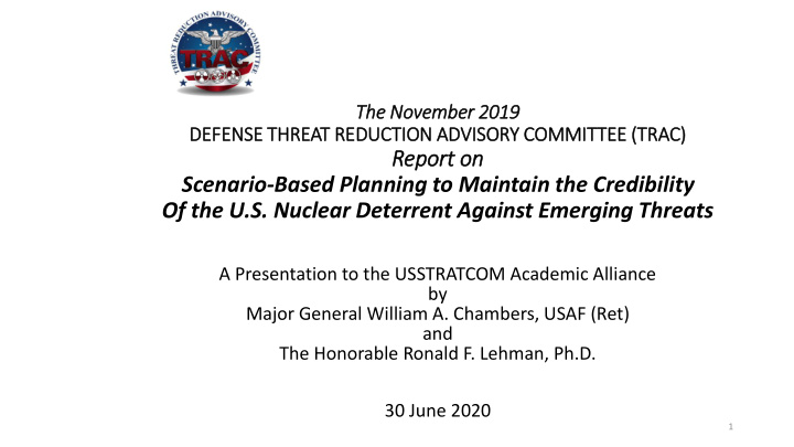 of the u s nuclear deterrent against emerging threats