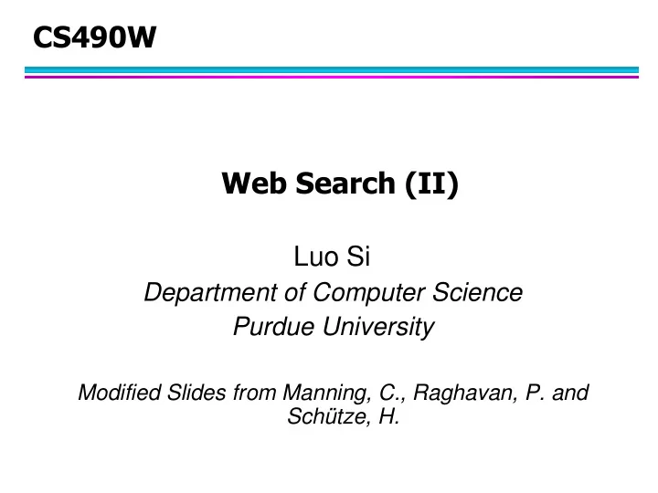 cs490w